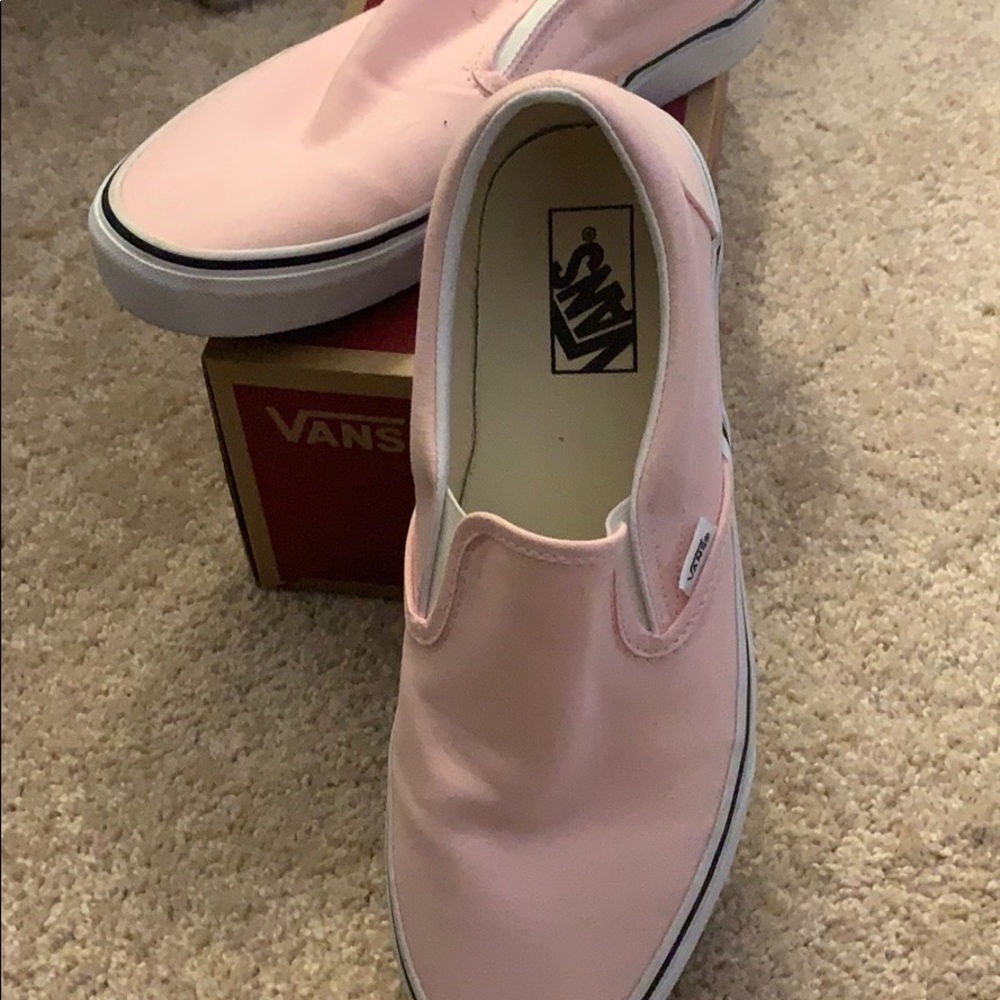 Vans slip on pink